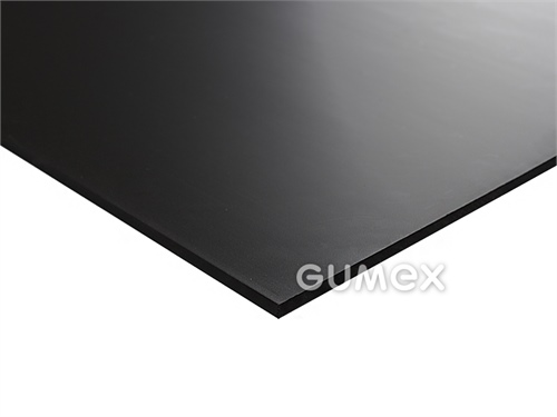 Polyethylenplatte SIMONA® PE-HD, 1mm, 2000x1000mm, 65°ShD, -50°C/+80°C, schwarz, 